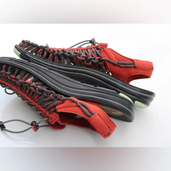 Keen Red and Black Men's Sandals - Picture 7 of 14
